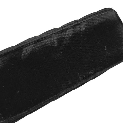 Chanel Black Velvet Shoulder Bag