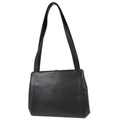 Chanel Black Calfskin Shoulder Tote Bag