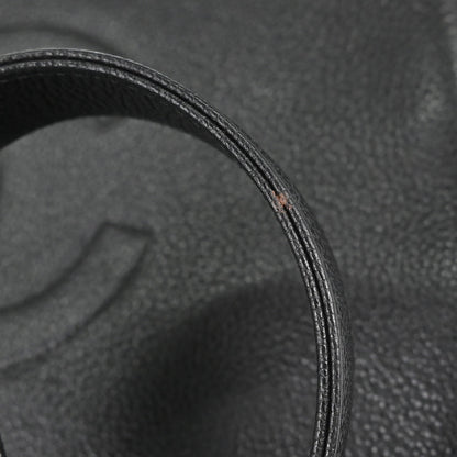 Chanel Black Calfskin Shoulder Tote Bag