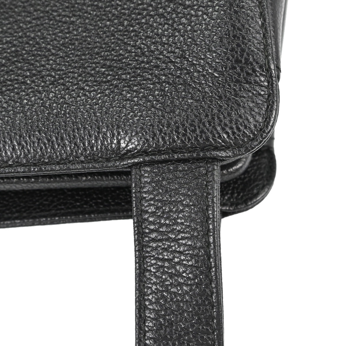 Chanel Black Calfskin Shoulder Tote Bag