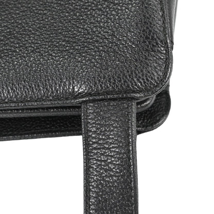 Chanel Black Calfskin Shoulder Tote Bag