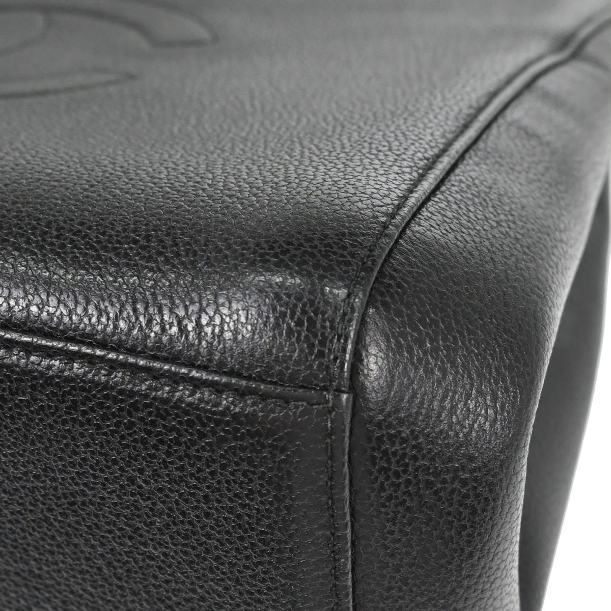 Chanel Black Calfskin Shoulder Tote Bag