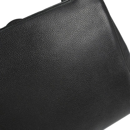 Chanel Black Calfskin Shoulder Tote Bag