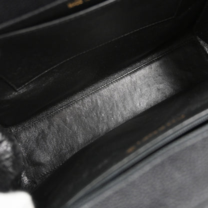 Chanel Black Calfskin Shoulder Tote Bag