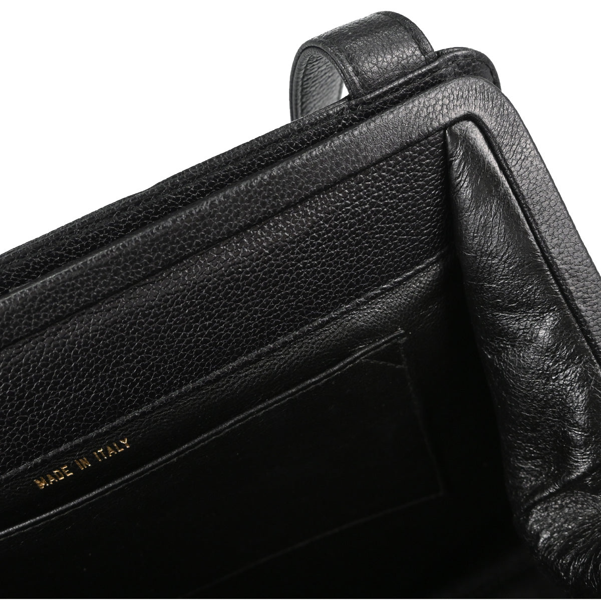 Chanel Black Calfskin Shoulder Tote Bag