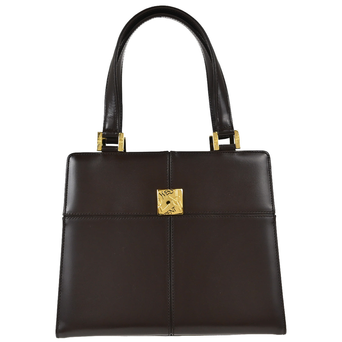Yves Saint Laurent Brown Leather Handbag