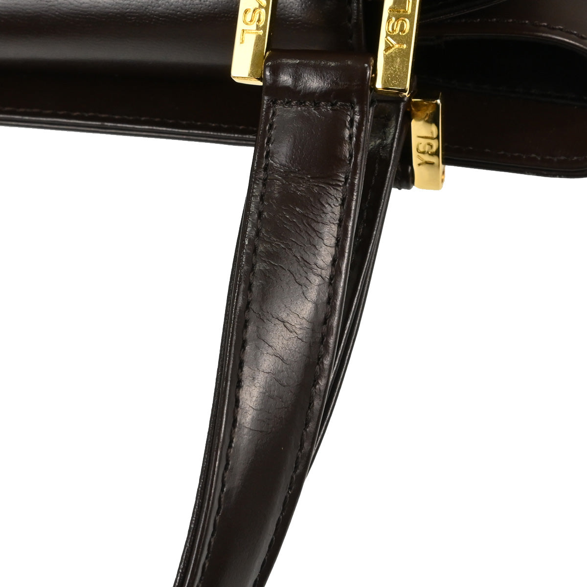 Yves Saint Laurent Brown Leather Handbag