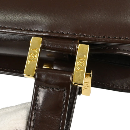 Yves Saint Laurent Brown Leather Handbag