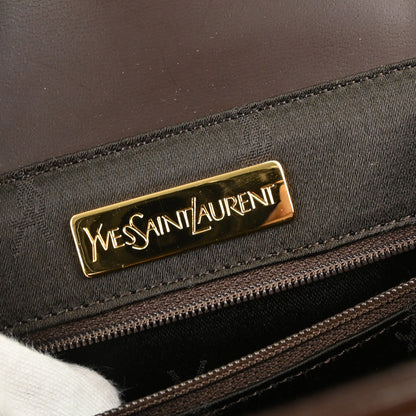 Yves Saint Laurent Brown Leather Handbag