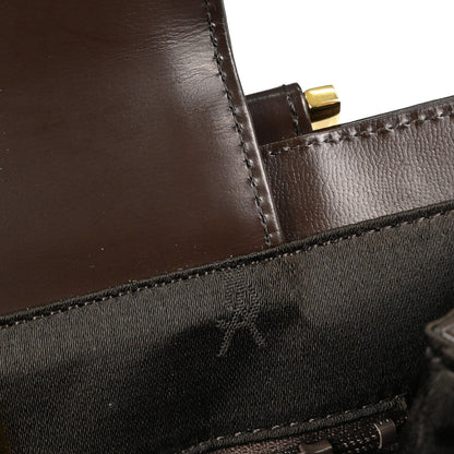 Yves Saint Laurent Brown Leather Handbag