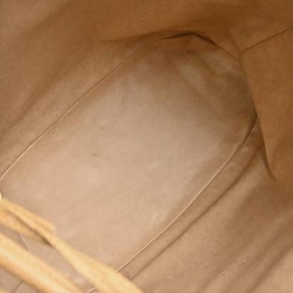Chanel 1994-1996 Beige Caviar Skin Drawstring Shoulder Bag