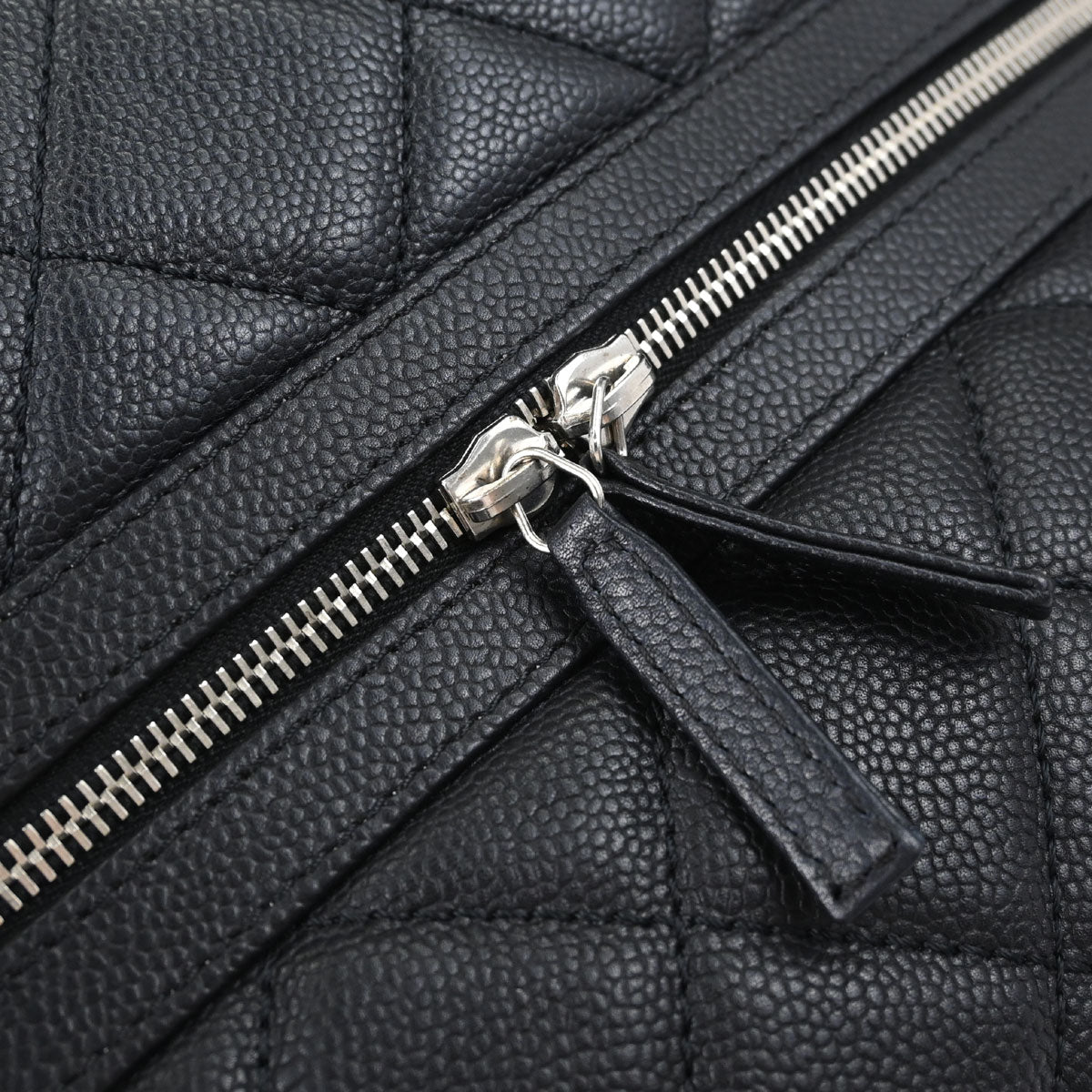 Chanel 2008-2009 Black Caviar Skin Duffle Handbag
