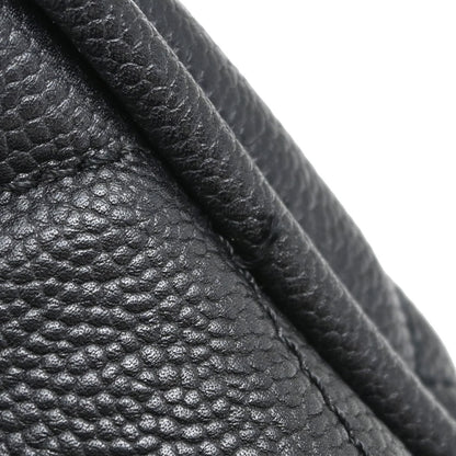 Chanel 2008-2009 Black Caviar Skin Duffle Handbag