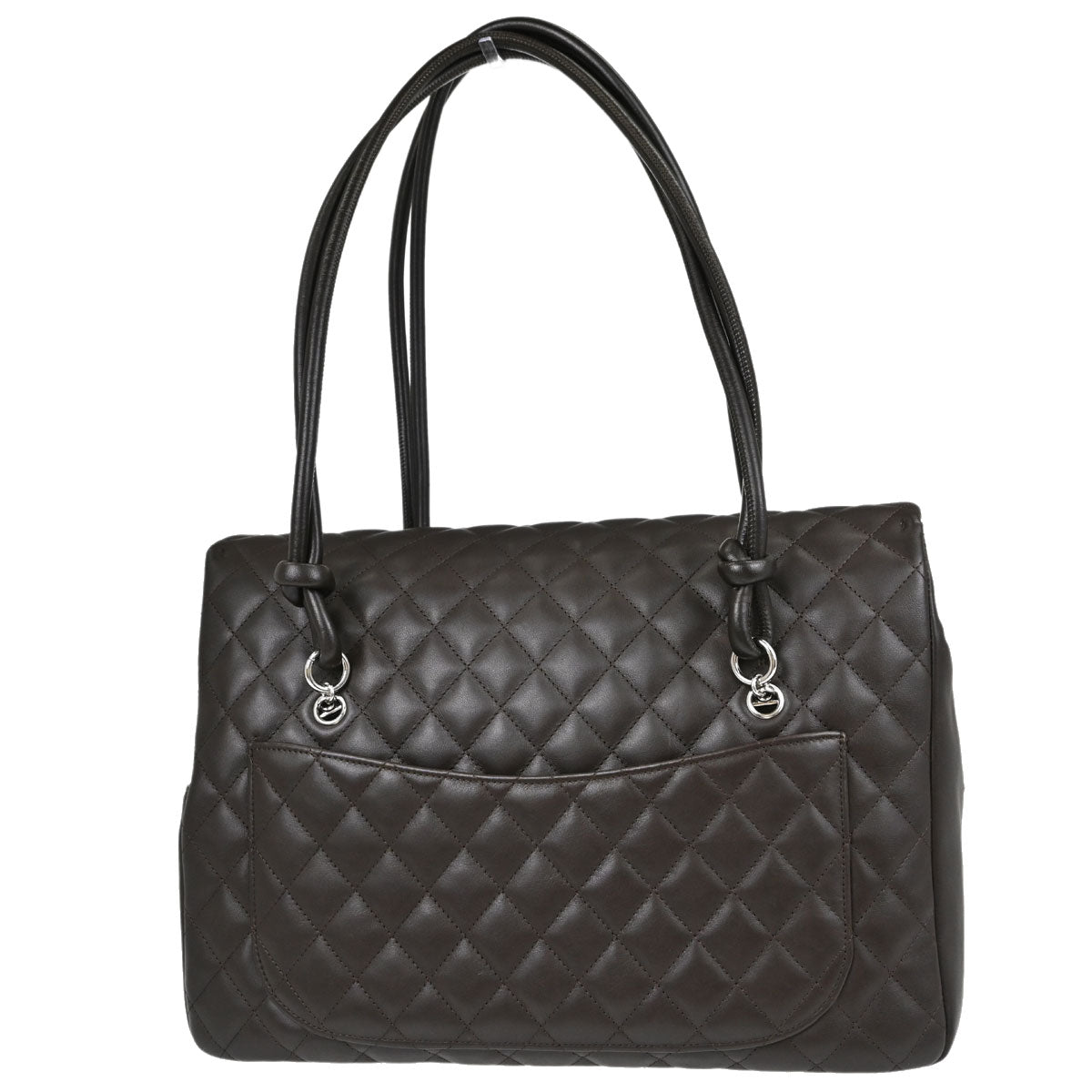 Chanel 2005-2006 Brown Calfskin Cambon Ligne Handbag