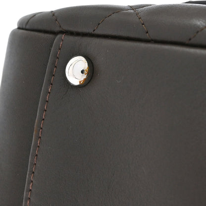Chanel 2005-2006 Brown Calfskin Cambon Ligne Handbag