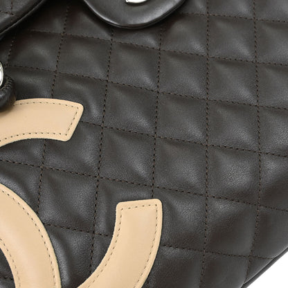 Chanel 2005-2006 Brown Calfskin Cambon Ligne Handbag