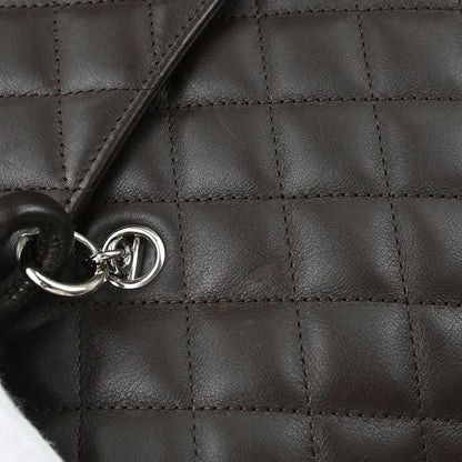 Chanel 2005-2006 Brown Calfskin Cambon Ligne Handbag