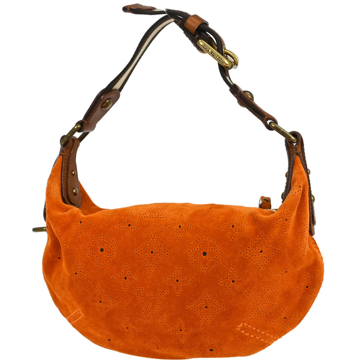 Louis Vuitton Orange Monogram Suede Onatah PM Handbag M95122