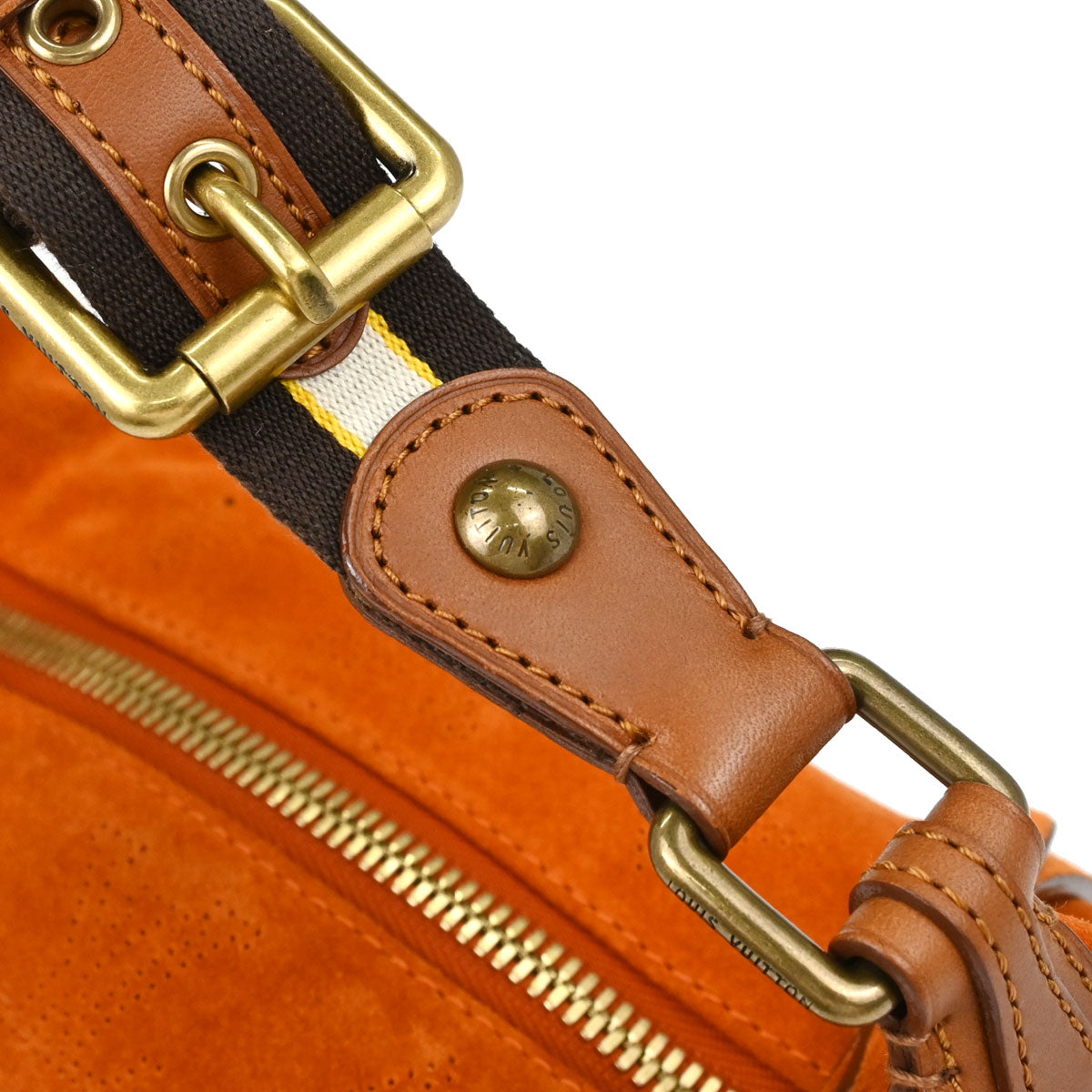 Louis Vuitton Orange Monogram Suede Onatah PM Handbag M95122