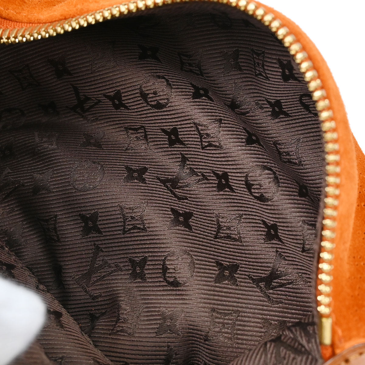 Louis Vuitton Orange Monogram Suede Onatah PM Handbag M95122