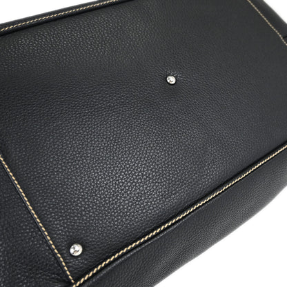 Chanel 2006-2008 Black Calfskin 2way Duffle Handbag