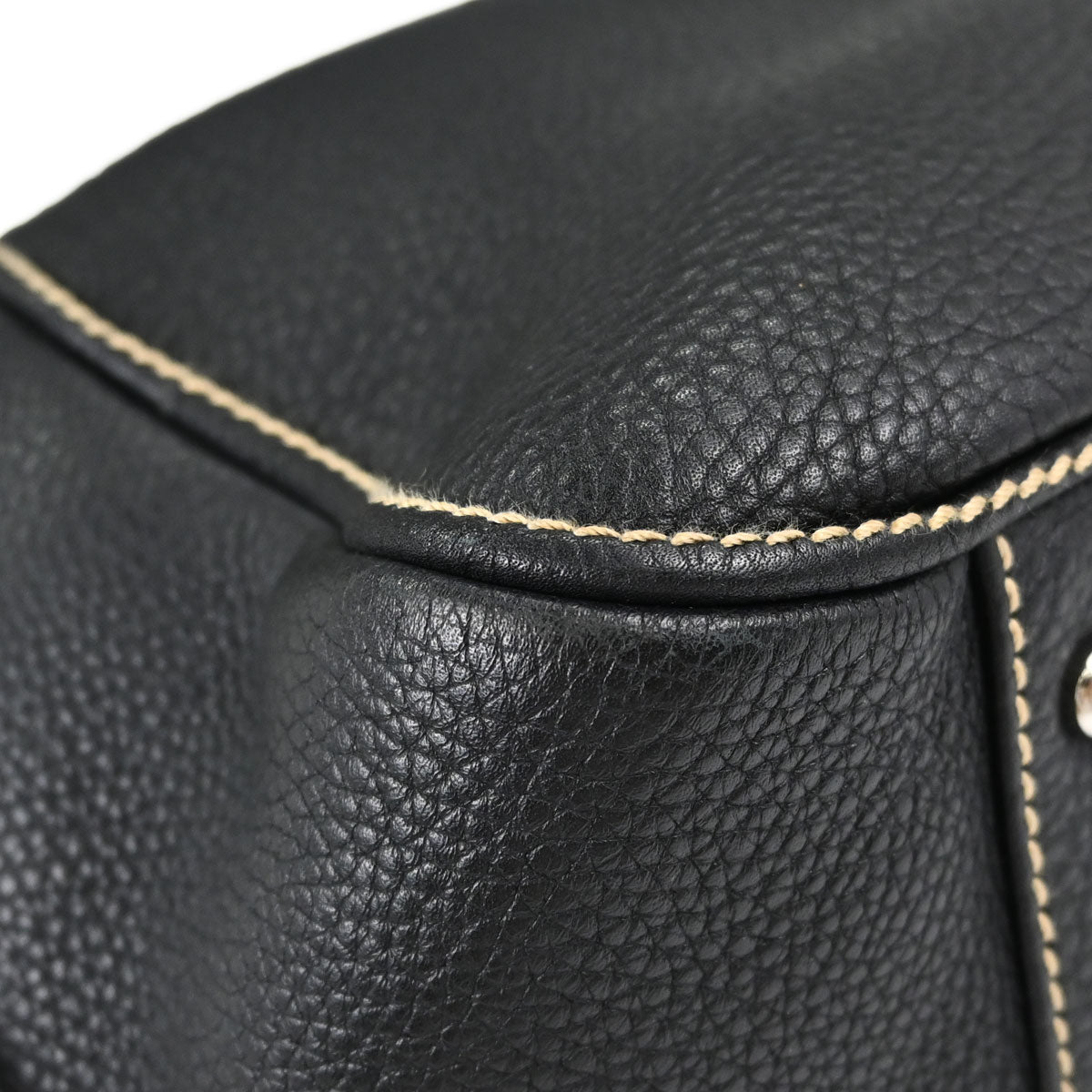 Chanel 2006-2008 Black Calfskin 2way Duffle Handbag