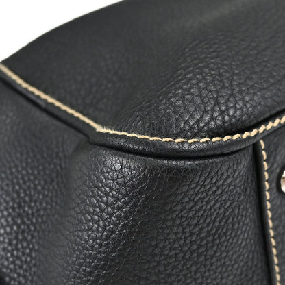 Chanel 2006-2008 Black Calfskin 2way Duffle Handbag