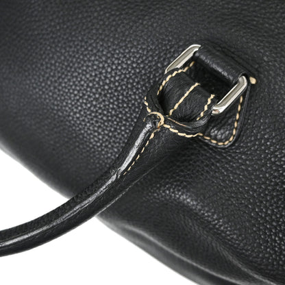Chanel 2006-2008 Black Calfskin 2way Duffle Handbag