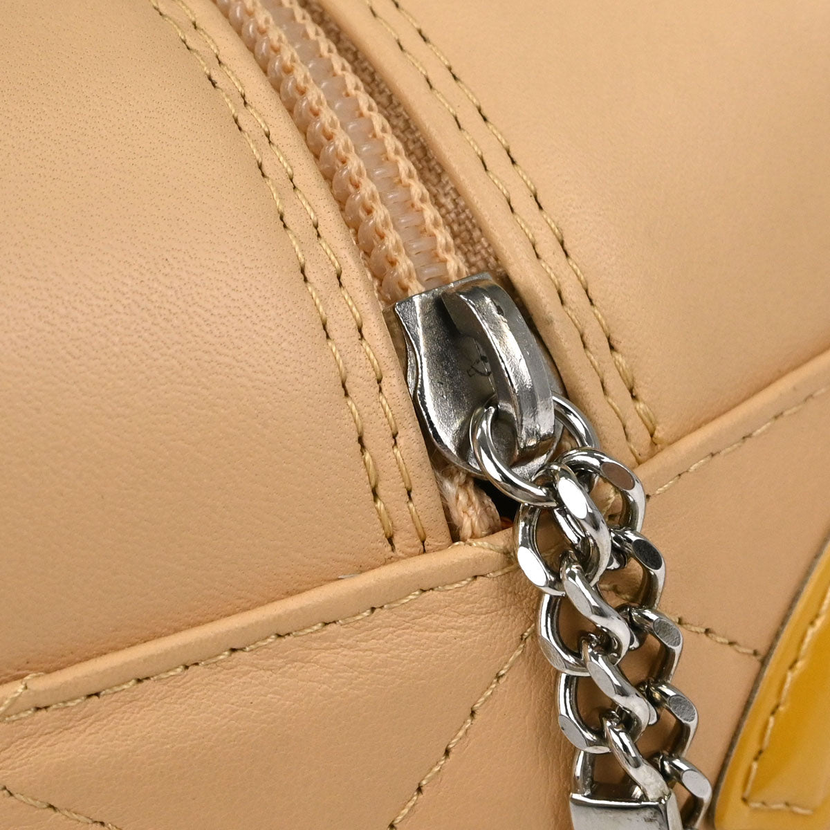 Chanel 2005-2006 Beige Calfskin Cambon Ligne Handbag