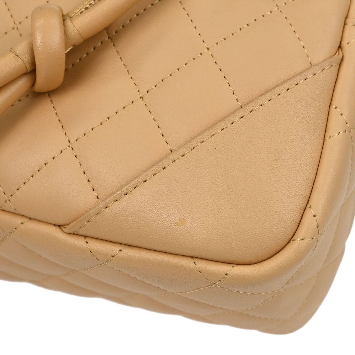 Chanel 2005-2006 Beige Calfskin Cambon Ligne Handbag