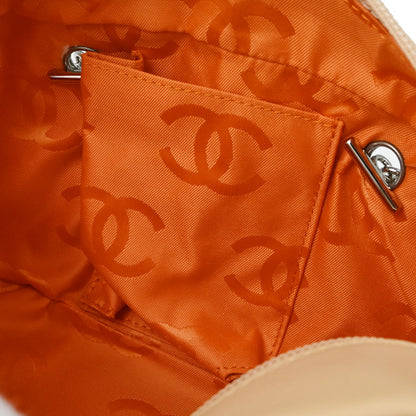 Chanel 2005-2006 Beige Calfskin Cambon Ligne Handbag