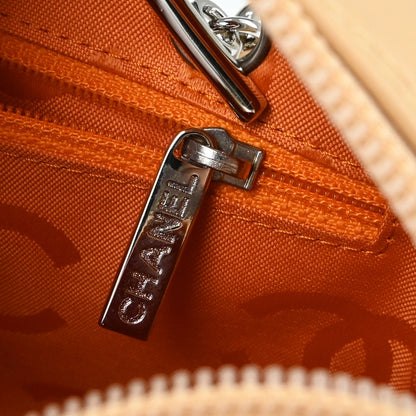 Chanel 2005-2006 Beige Calfskin Cambon Ligne Handbag