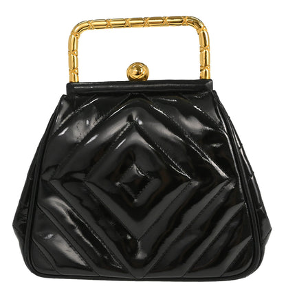 Chanel Black Patent Leather Handbag