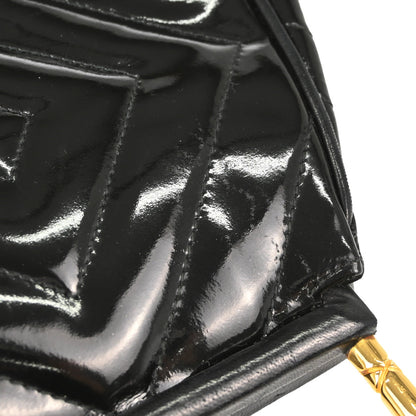 Chanel Black Patent Leather Handbag