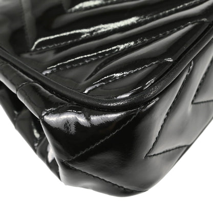 Chanel Black Patent Leather Handbag