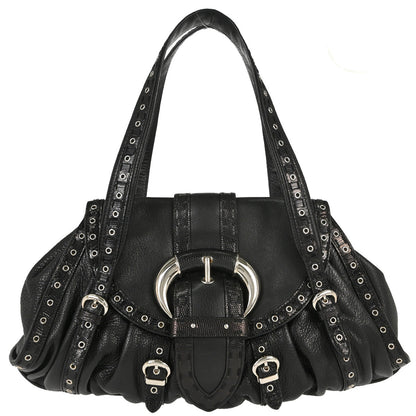 Christian Dior * Black Lizard Savane Chic Handbag