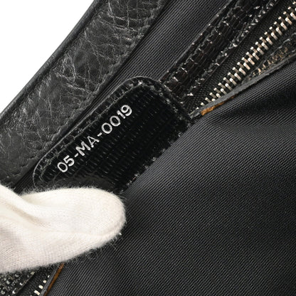 Christian Dior * Black Lizard Savane Chic Handbag
