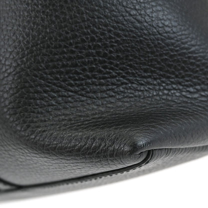 Gucci Black Leather Tote 2way Shoulder Handbag