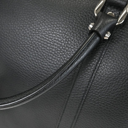 Gucci Black Leather Tote 2way Shoulder Handbag