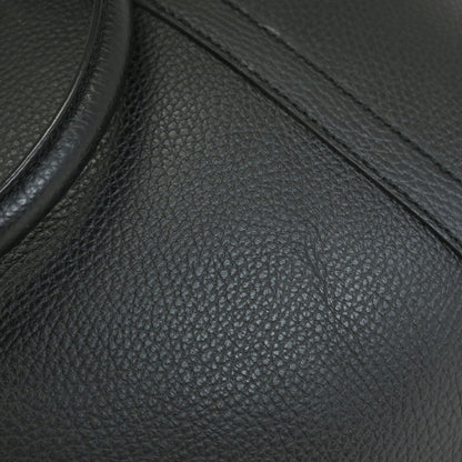 Gucci Black Leather Tote 2way Shoulder Handbag