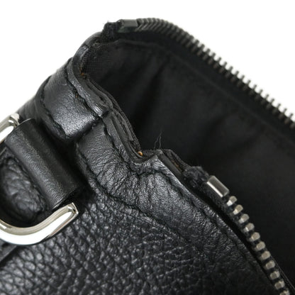 Gucci Black Leather Tote 2way Shoulder Handbag