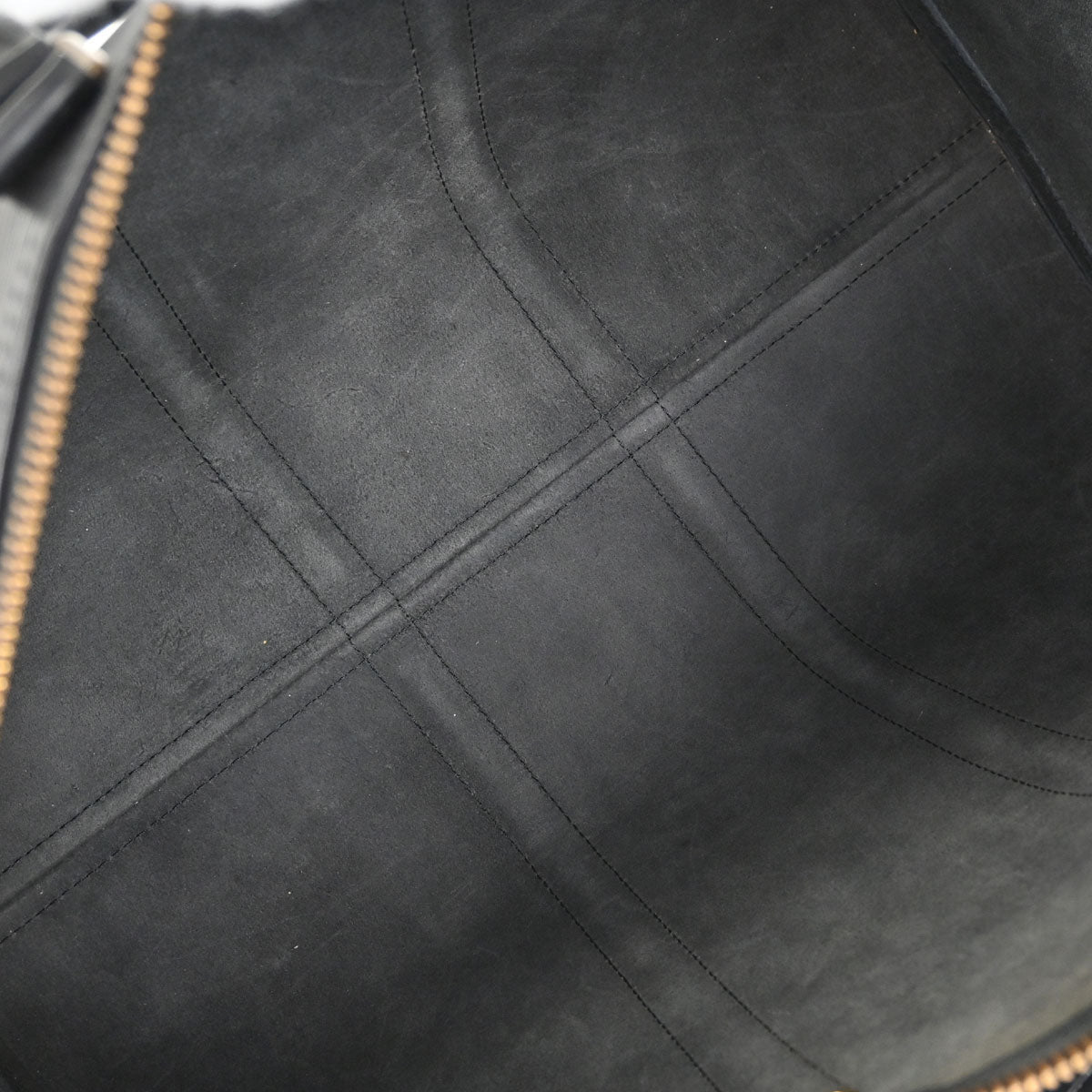 Louis Vuitton Black Epi Keepall 45 Travel Handbag M42972