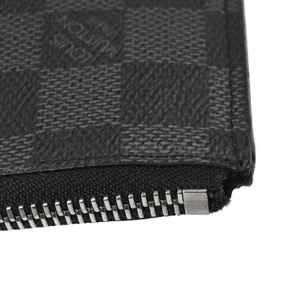Louis Vuitton Damier Graphite Pochette Jour PM Clutch Bag N41502