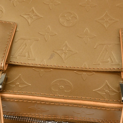 Louis Vuitton Gold Monogram Mat Shelton MM Handbag M55177