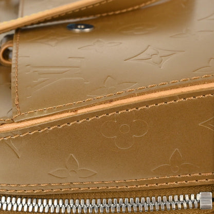 Louis Vuitton Gold Monogram Mat Shelton MM Handbag M55177
