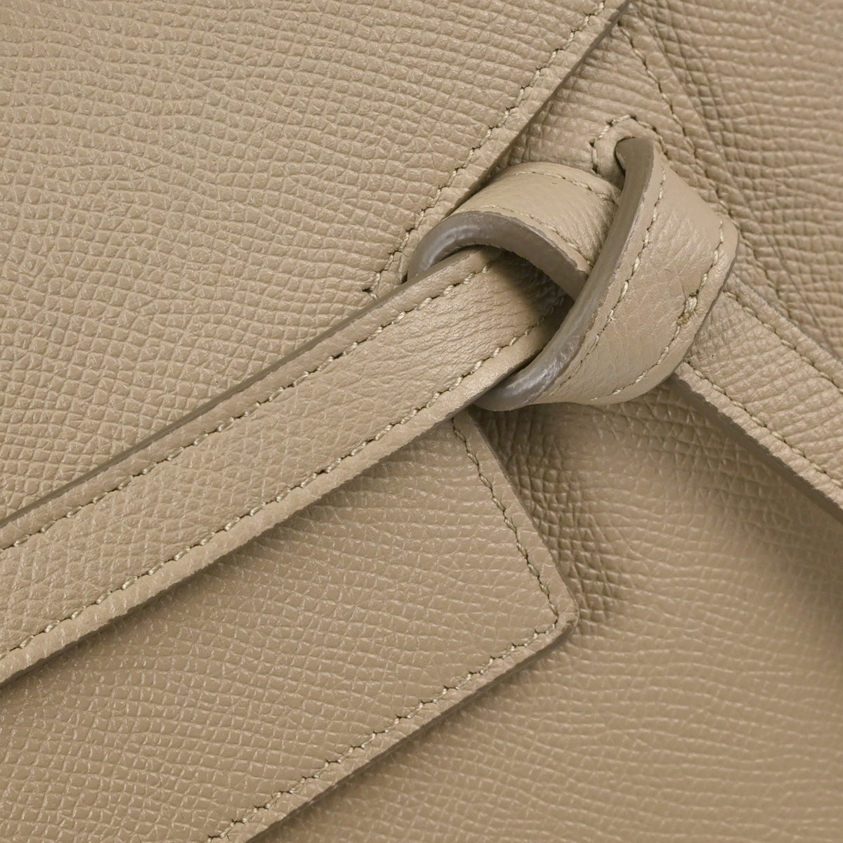 Celine Beige Calfskin Belt Bag Micro 2way Shoulder Handbag