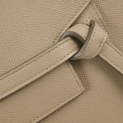 Celine Beige Calfskin Belt Bag Micro 2way Shoulder Handbag