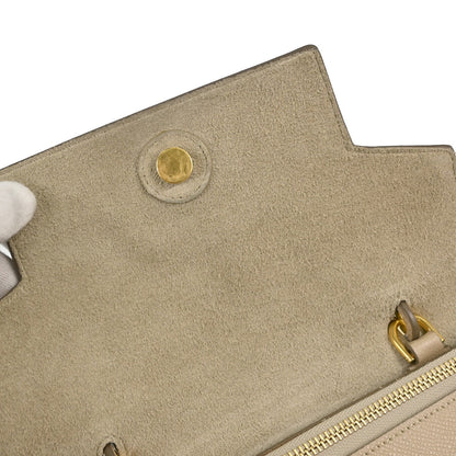 Celine Beige Calfskin Belt Bag Micro 2way Shoulder Handbag