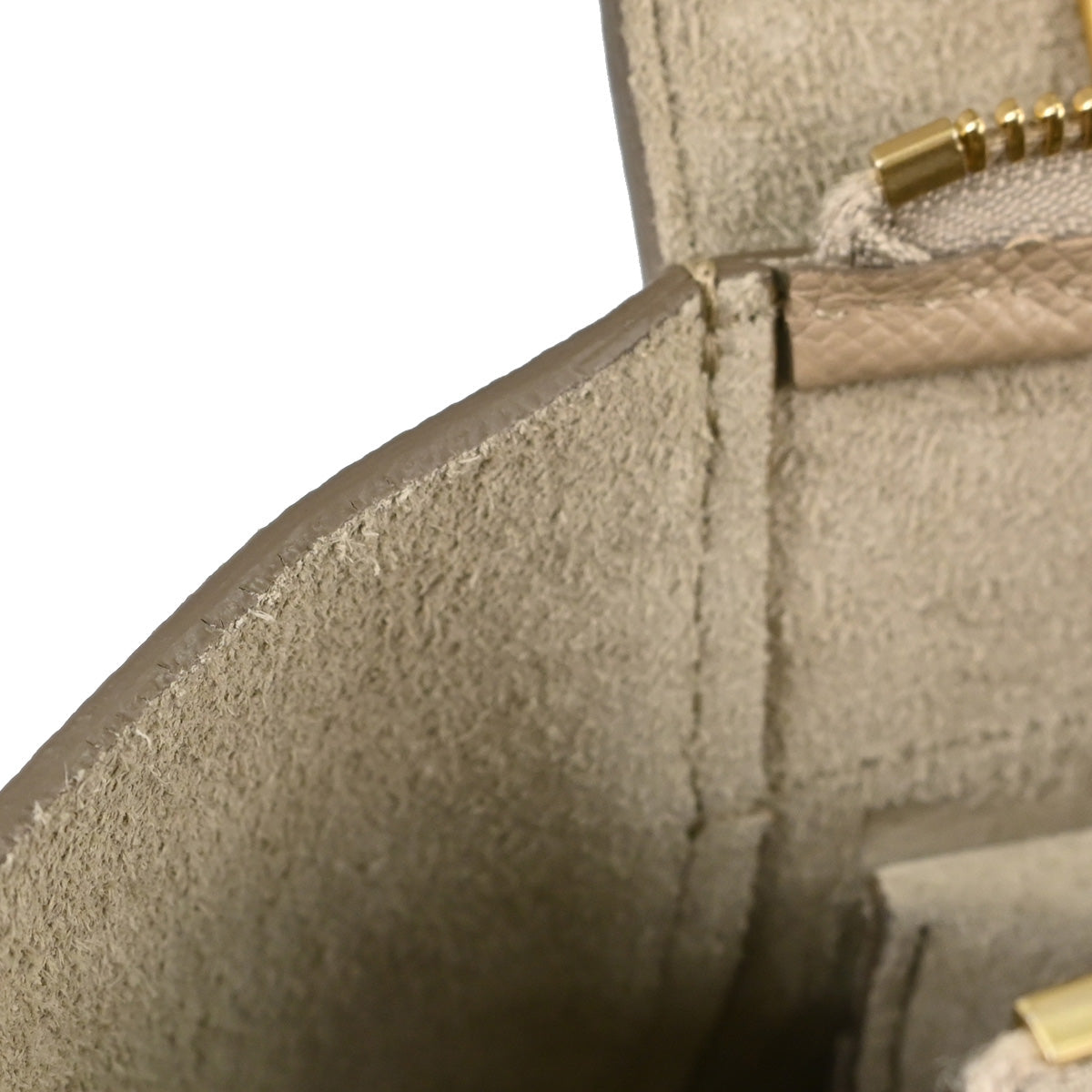 Celine Beige Calfskin Belt Bag Micro 2way Shoulder Handbag