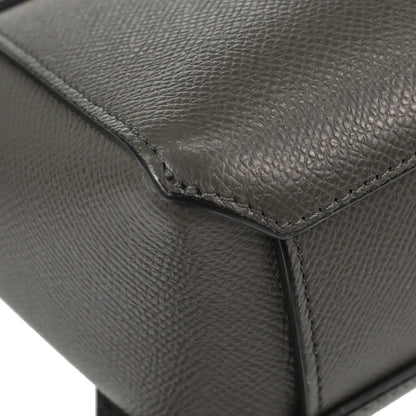 Celine Gray Calfskin Pico Belt Bag 2way Shoulder Handbag